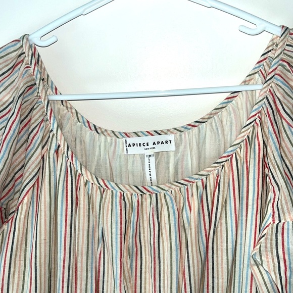 Apiece Apart Multicolor Striped Dress Size 8 - Picture 3 of 7